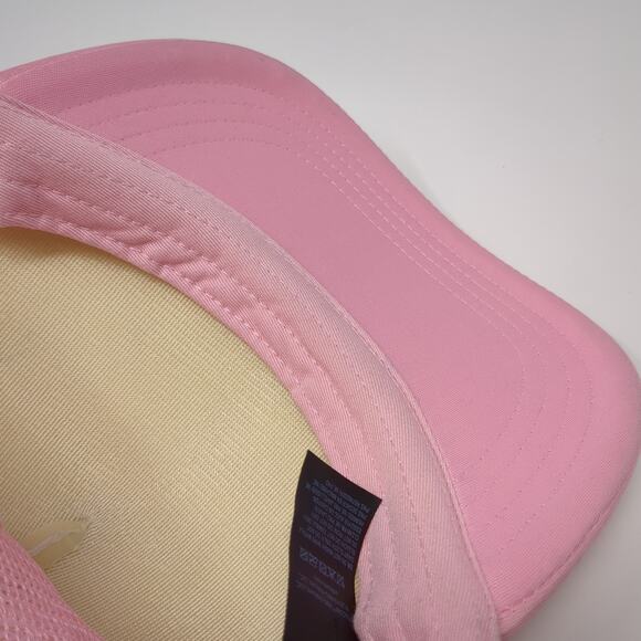 Aloha Snapback Trucker Hat Pink One Size Adjustable Mesh Back Printed Volcom - Picture 8 of 9